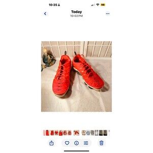 NIKE AIR VAPORMAX PLUS MEN 13 BRIGHT CRIMSON 924453 Size 13